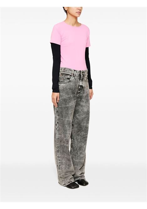 jeans 5 pocket donna grigio in cotone MM6 MAISON MARGIELA | S52LA0236 M30011860